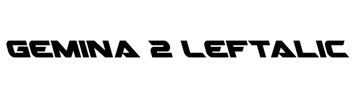 Gemina 2 Leftalic फ़ॉन्ट