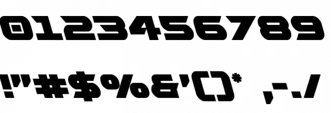 Gemina 2 Leftalic Font OTHER CHARS