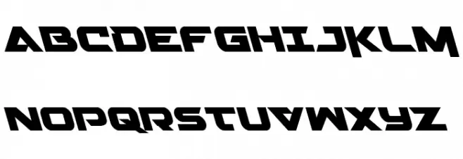 Gemina 2 Leftalic Шрифта ВЕРХНИЙ