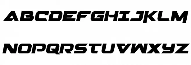 Gemina 2 Semi-Italic फ़ॉन्ट अपरकेस