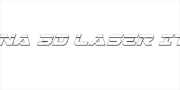 Gemina 3D Laser Italic Logo