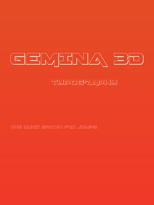 Gemina 3D Poster