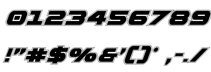 Gemina Academy Italic Font OTHER CHARS
