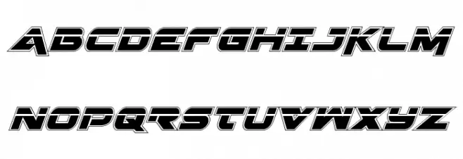 Gemina Academy Laser Italic Шрифта ВЕРХНИЙ