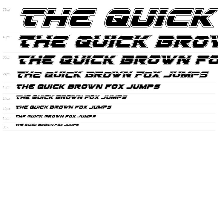 Gemina Academy Laser Italic Waterfall