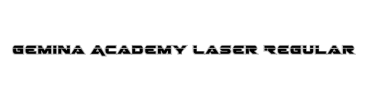 Gemina Academy Laser Regular  नि: शुल्क फ़ॉन्ट्स डाउनलोड