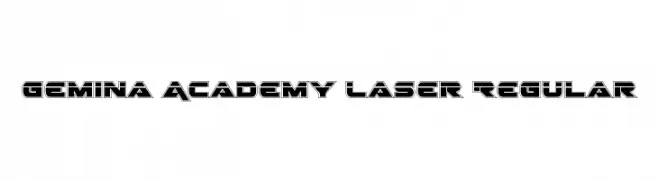 Gemina Academy Laser Regular  les polices de caractères gratuit tlcharger