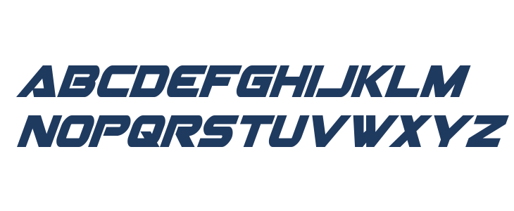 Gemina Condensed Italic Lowercase