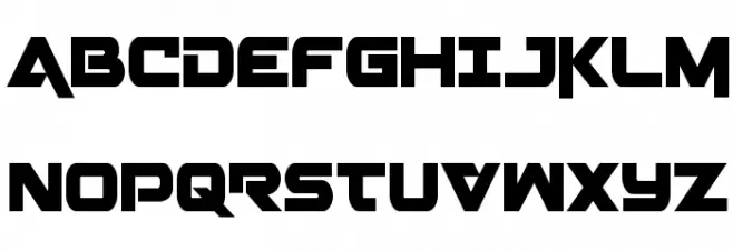 Gemina Condensed 字体 大写
