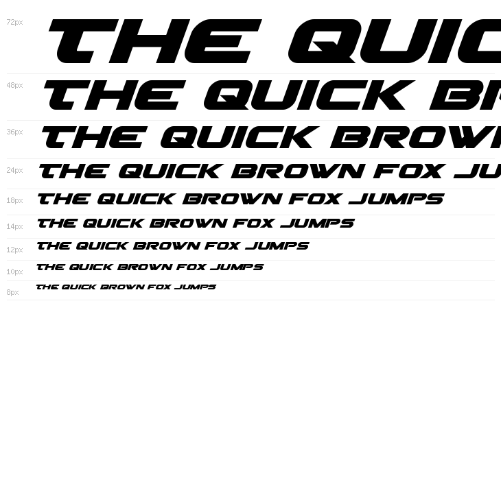 Gemina Expanded Italic Waterfall