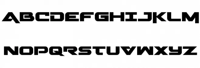 Gemina Expanded Schriftart Groß