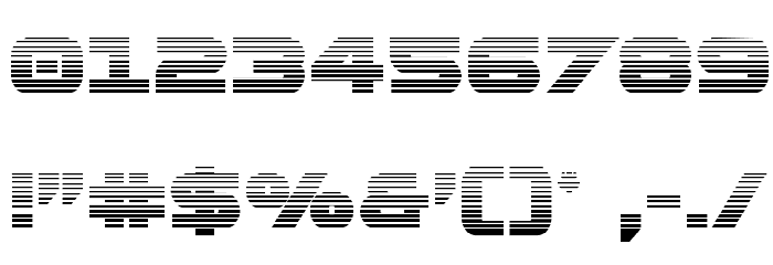 Gemina Gradient Font OTHER CHARS