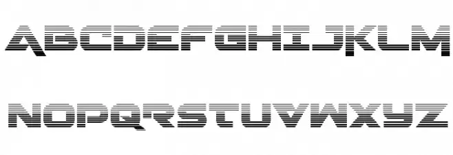 Gemina Gradient Schriftart Groß