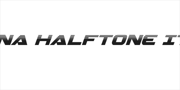 Gemina Halftone Italic Logo