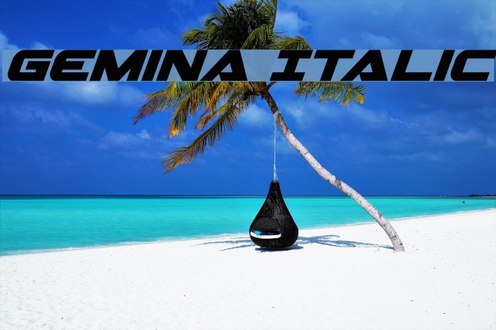 Gemina Italic Example 1