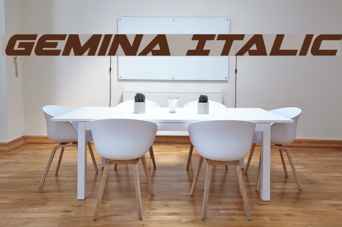 Gemina Italic Example 2