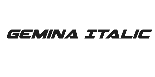 Gemina Italic Logo