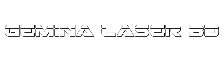 Gemina Laser 3D  Fuentes Gratis Descargar