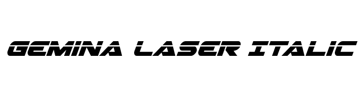 Gemina Laser Italic  لخطوط تنزيل