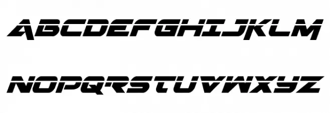 Gemina Laser Italic Polices MAJUSCULES
