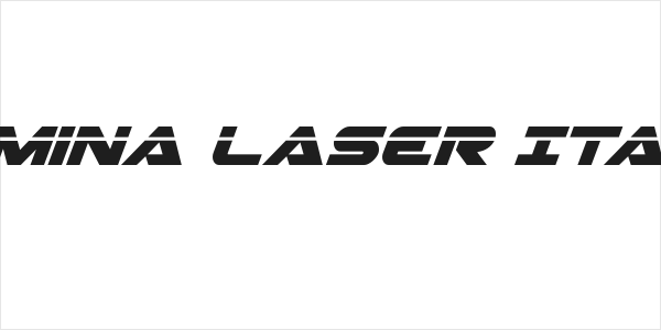 Gemina Laser Italic Logo