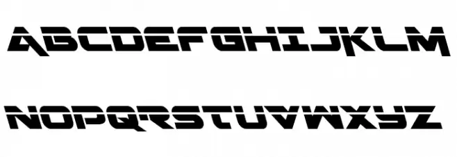 Gemina Laser Leftalic Fonte MAIÚSCULAS
