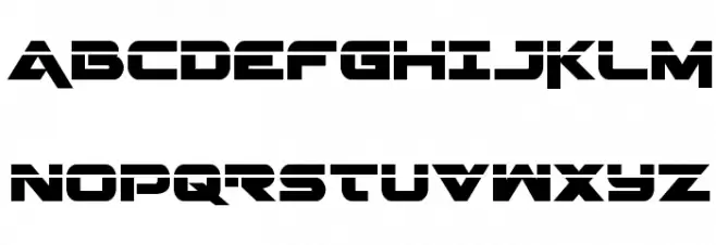 Gemina Laser Regular Font UPPERCASE