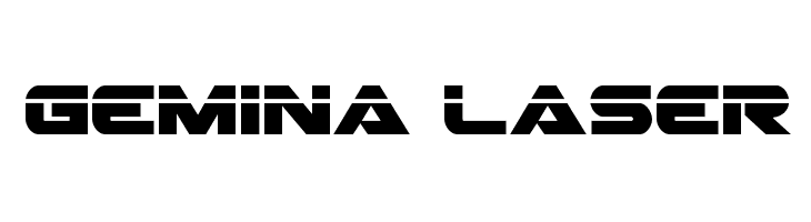 Gemina Laser  font caratteri gratis