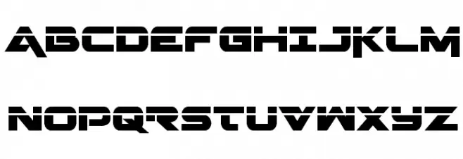 Gemina Laser Schriftart Groß