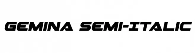Gemina Semi-Italic 