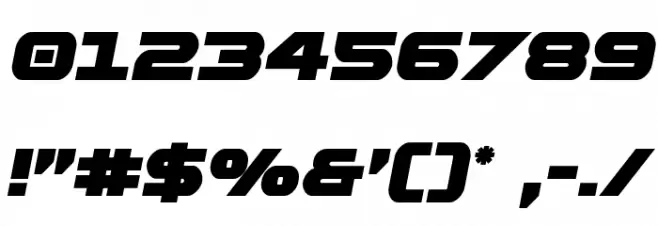 Gemina Semi-Italic Font OTHER CHARS