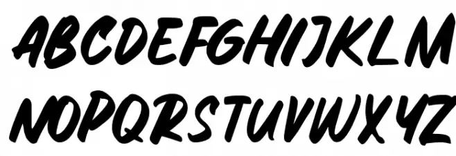 Gemini Brush Шрифта ВЕРХНИЙ