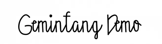 Gemintang Demo  baixar fontes gratis