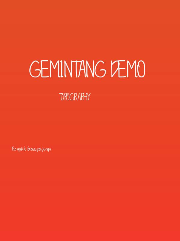 Gemintang Demo Poster