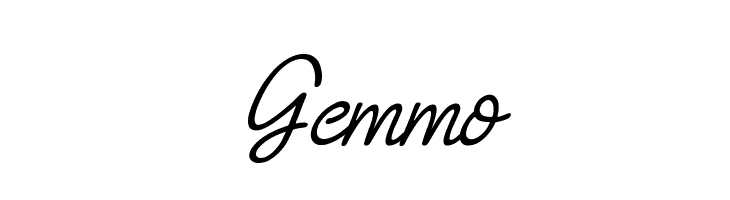 Gemmo  免费字体下载