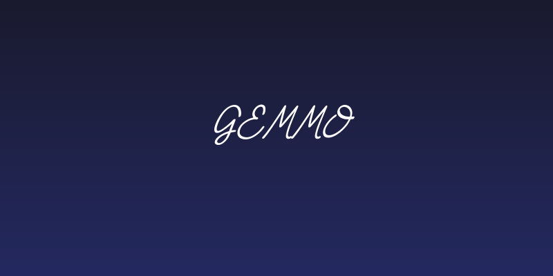 Gemmo Social Header