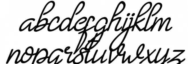 Gemmo Schriftart Kleinbuchstaben