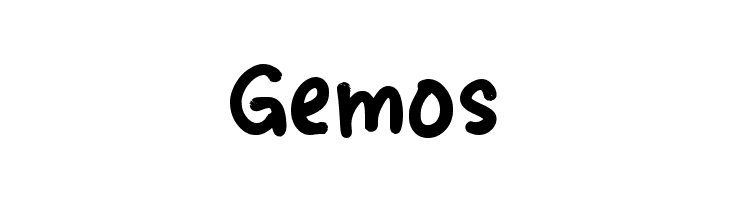 Gemos  Frei Schriftart Herunterladen
