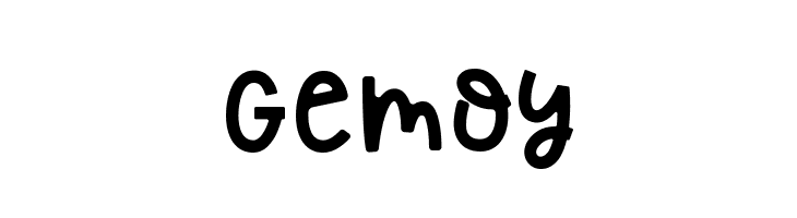 Gemoy  font caratteri gratis