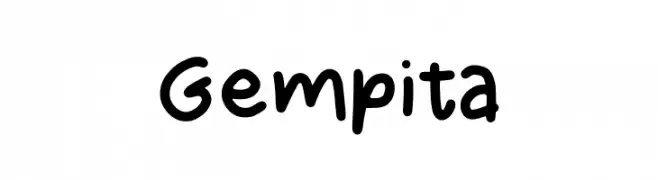 Gempita  font caratteri gratis