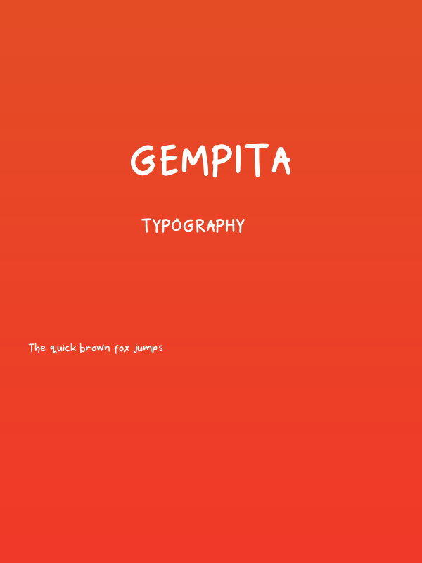 Gempita Poster
