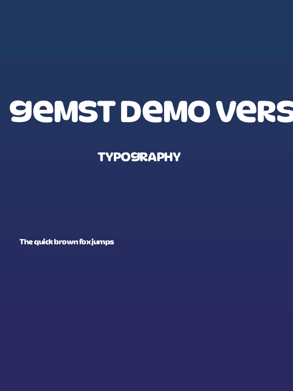 Gemst DEMO VERSION Poster