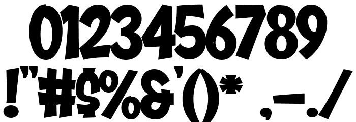 Gemstone Regular Font OTHER CHARS