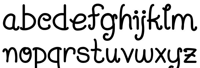 Gemulai Font LOWERCASE