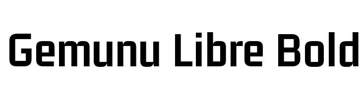 Gemunu Libre Bold  لخطوط تنزيل