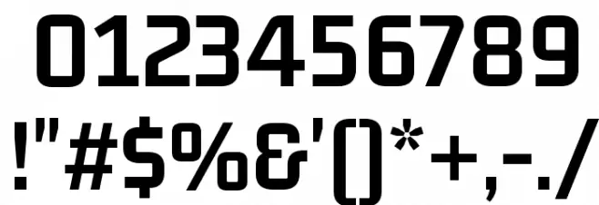 Gemunu Libre Bold Font OTHER CHARS