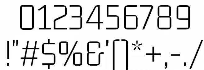 Gemunu Libre ExtraLight Font OTHER CHARS