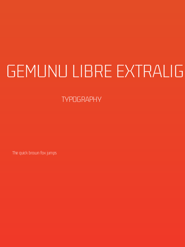 Gemunu Libre ExtraLight Poster