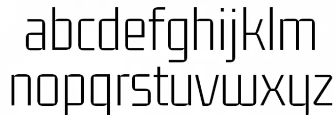 Gemunu Libre ExtraLight Fonte MINÚSCULAS