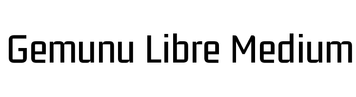 Gemunu Libre Medium  नि: शुल्क फ़ॉन्ट्स डाउनलोड